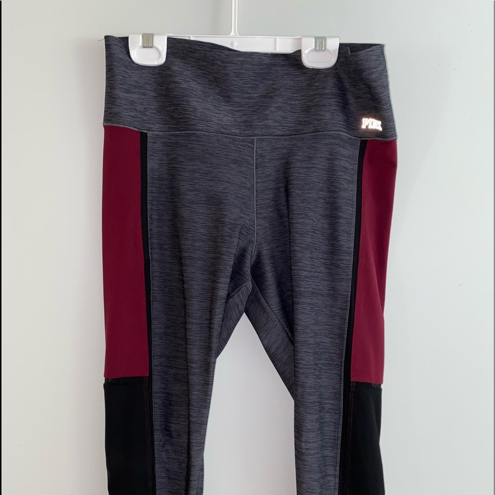Pink Victoria’s Secret workout leggings